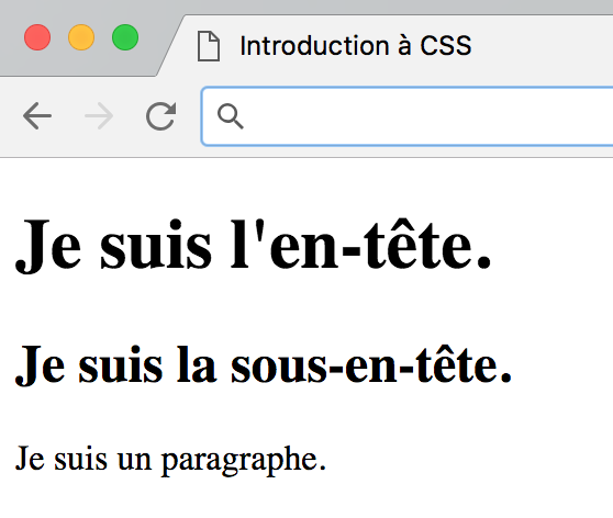 Introduction CSS 